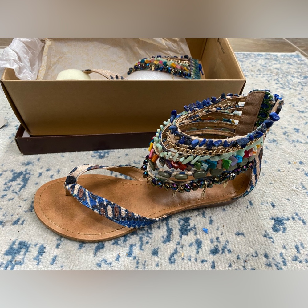 Zigi Soho - MustHave - 7.5 - jeweled, sandals, summer bling